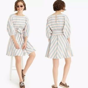 J.Crew Rainbow Seersucker Mini Dress
